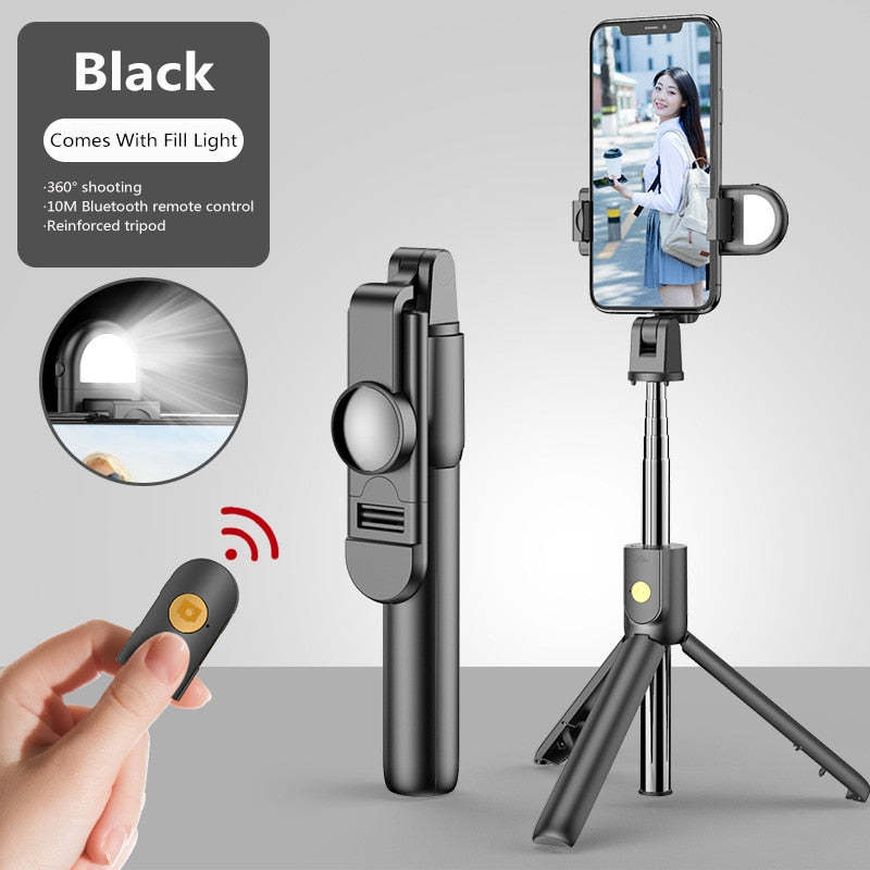 Bluetooth Selfie Stick Mini Remote Control Tripod